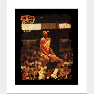 Dominique Wilkins Also Known As in The 1988 NBA Slam Dunk Contest Posters and Art